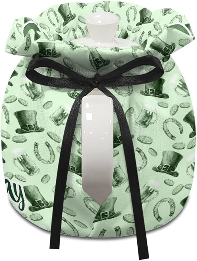 Green Lucky Clover Tea Cozy for Teapot Insulated Lotus Tea Cosy for Teapot for Women Tea Pot Cover Home Kitchen Decorative for St. Patrick's Day