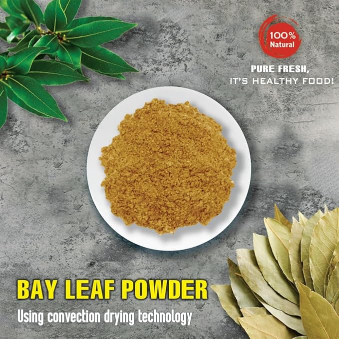 BAY LEAF POWDER 5.29 Oz (150g) VIETFARMFOOD: Pure, natural freeze-dried spice made from real vegetables and fruits - perfect for enhancing every meal, from cooking, baking, salads, soups, sauces