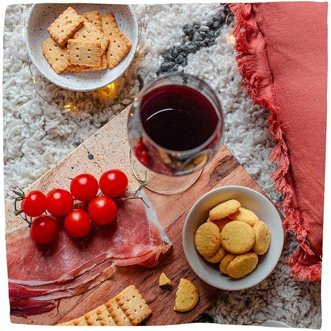 Michel et Augustin Gourmet Crackers Variety Pack: 2 Parmesan with Mustard Seeds and 1 Comté Cheese with Black Pepper, Savory Party Crackers, French Snacks, 3-Pack, 3.5 oz. Bags