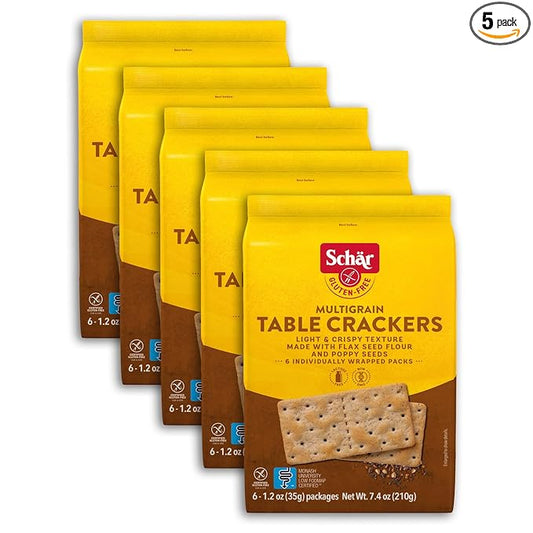 Schar Multigrain Table Crackers 5-Pack