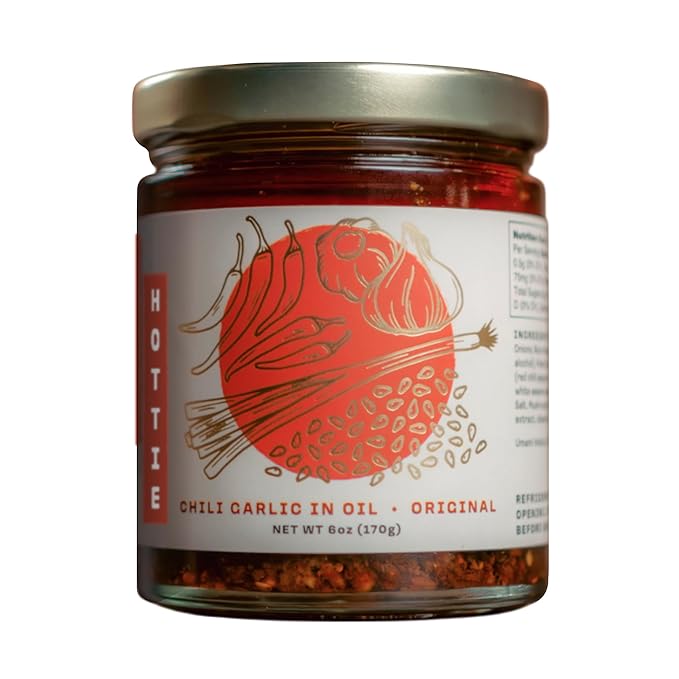 Umami Hottie Original Hot – Bold Japanese Style Chili Oil | Made with Garlic, Shichimi Togarashi Chili, Red Miso & Sesame | Perfect for Instant & Restaurant Ramen, Soups, Noodles | Sugar-Free 6 oz (Original)