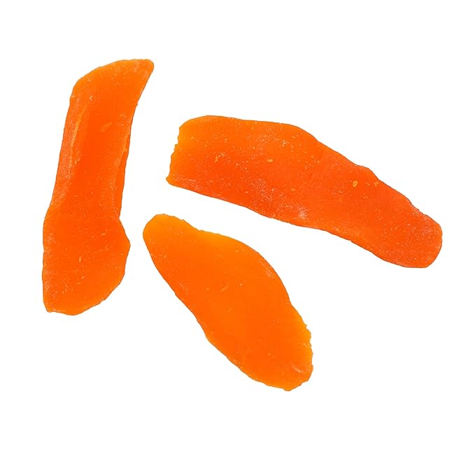Dried Mango, 1 Pound Bag, Mango Slices, The Hampton Popcorn & Candy Company