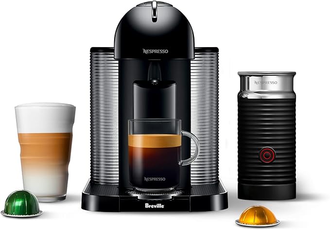 Nespresso Vertuo Coffee and Espresso Machine by Breville, Black