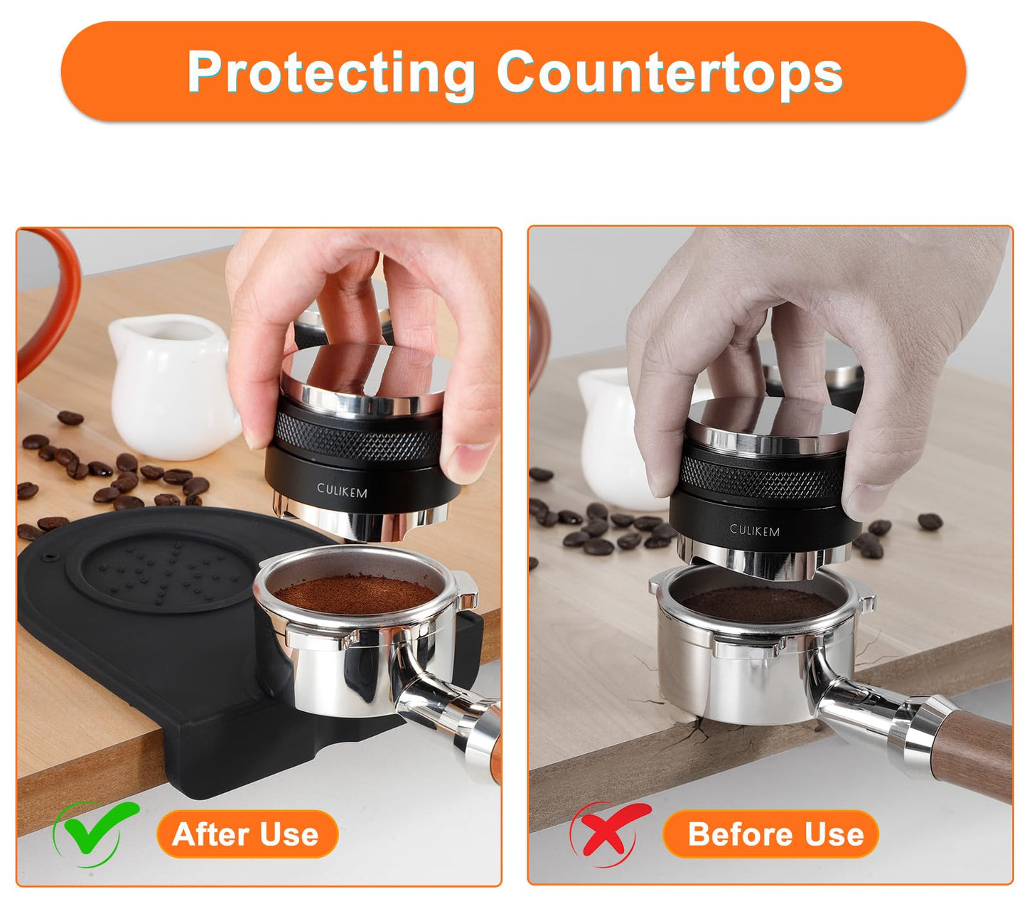 Minimalist Silicone Espresso Tamping Mat for Home Baristas