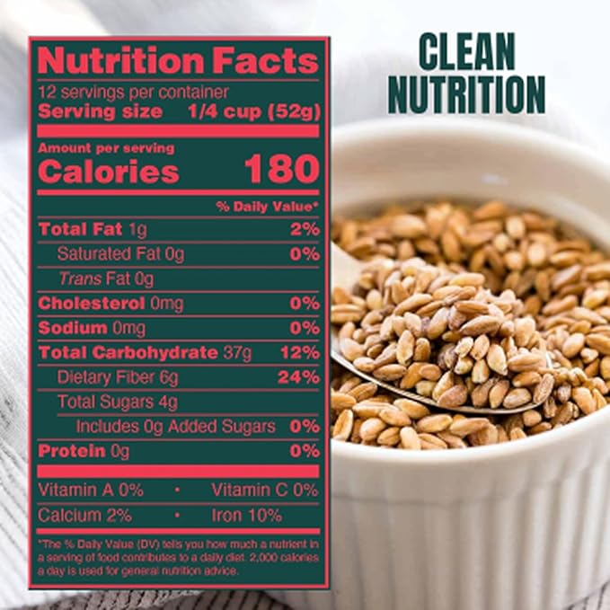 Marsh Hen Mill Farro Piccolo Semi Pearled Ancient Grains | Fast Cooking Farro Grain Organic | Ideal for Healthy Cooking or as a Nutrient-Rich Side | Certified Organic Einkorn Wheat - 24 Oz