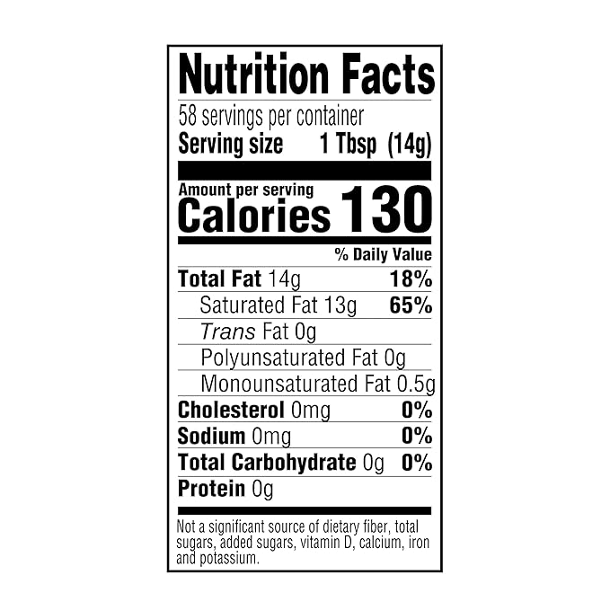 Amazon Grocery, Organic Refined Coconut Oil, 30 Fl Oz (Previously Amazon Fresh, Packaging May Vary)