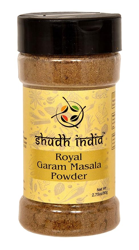 Shudh India Garam Masala Indian Spice Blend PET Jar ~ All Natural, Salt-Free | Vegan | No Colors | Gluten Friendly | NON-GMO | Indian Origin