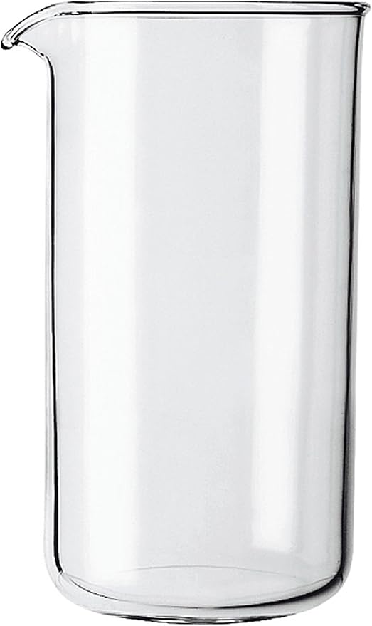 GROSCHE Borosilicate 3.3 Glass Universal Replacement Beaker for French Press Coffee and Tea Makers - Enhanced Coffee and Tea Brewing Experience (34.oz - Medium)
