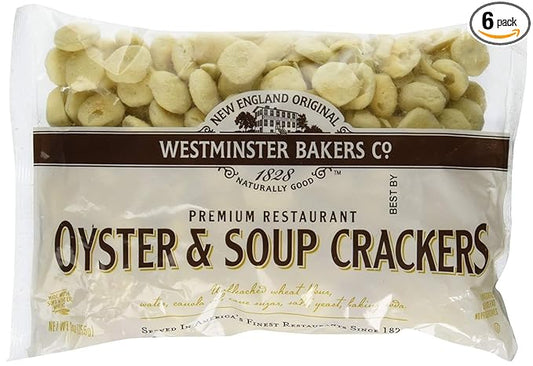 New England Original Westminster Bakeries Oyster and Soup Crackers, 9 Ounce (6 Pack)