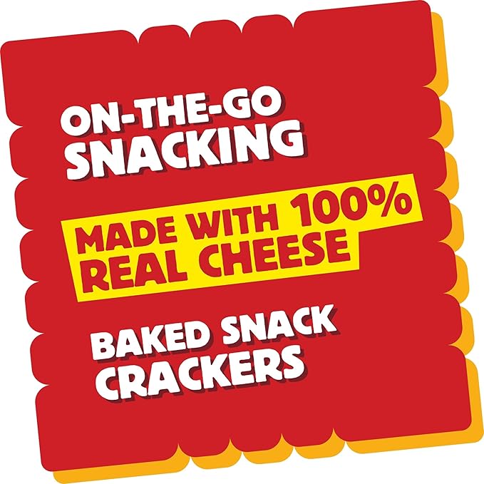 Cheez-It Cheese Crackers, Baked Snack Crackers, Single Serve, Extra Toasty (40 Pouches)