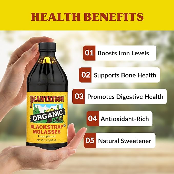 Plantation Certified ORGANIC Blackstrap 15 oz (2)