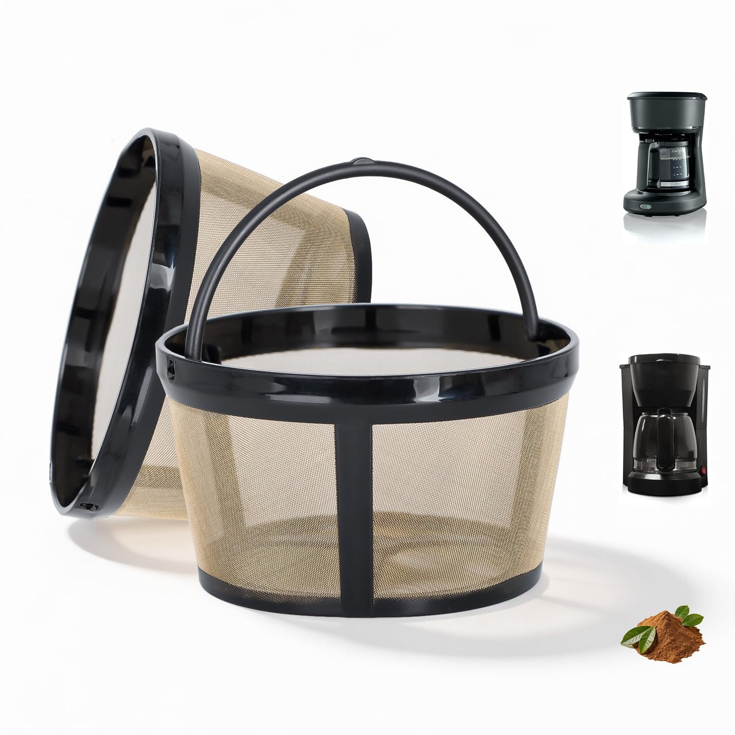 Reusable Coffee Filters Compatible with Mr 4 Cup 5 Cup Coffee Maker, 2 PACK