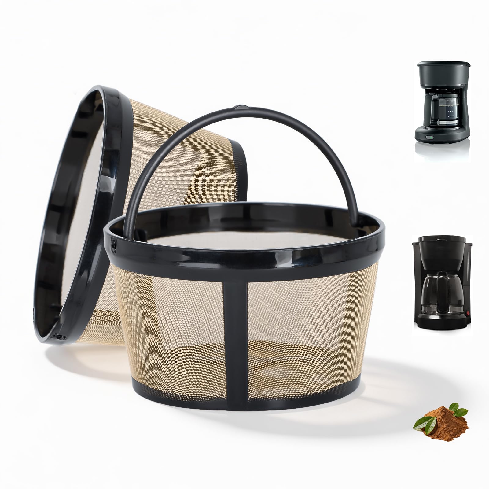Reusable Coffee Filters Compatible with Mr 4 Cup 5 Cup Coffee Maker, 2 PACK