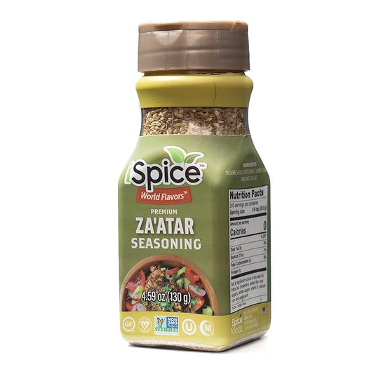 iSpice - Sugar-Free ZATAR SEASONING World Flavor Super Spice Blend | All Natural | Ready to use as is | No preparation is necessary