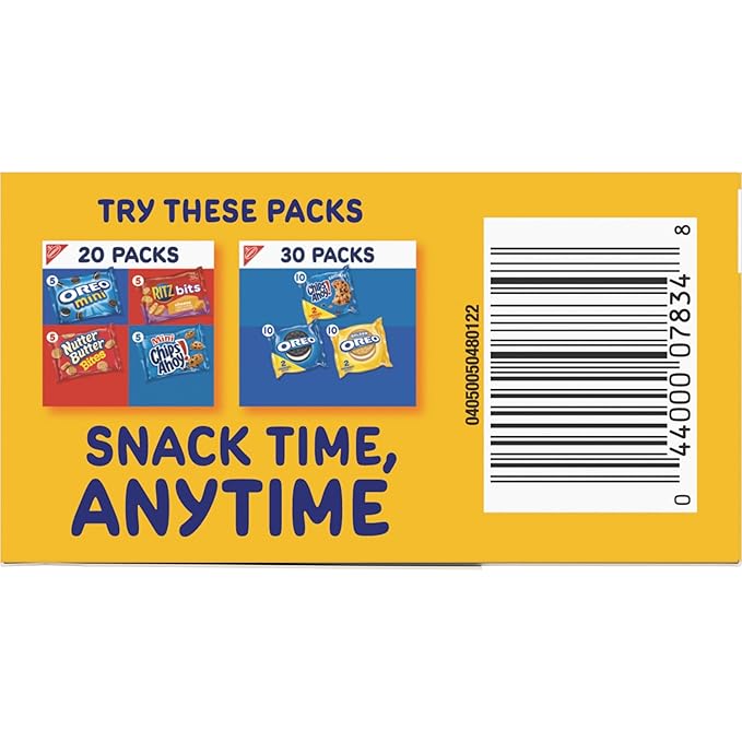 Newtons Fig Bars, Soft Fruit Chewy Cookies, 40 Snack Packs (2 Cookies Per Pack, 4 Boxes)