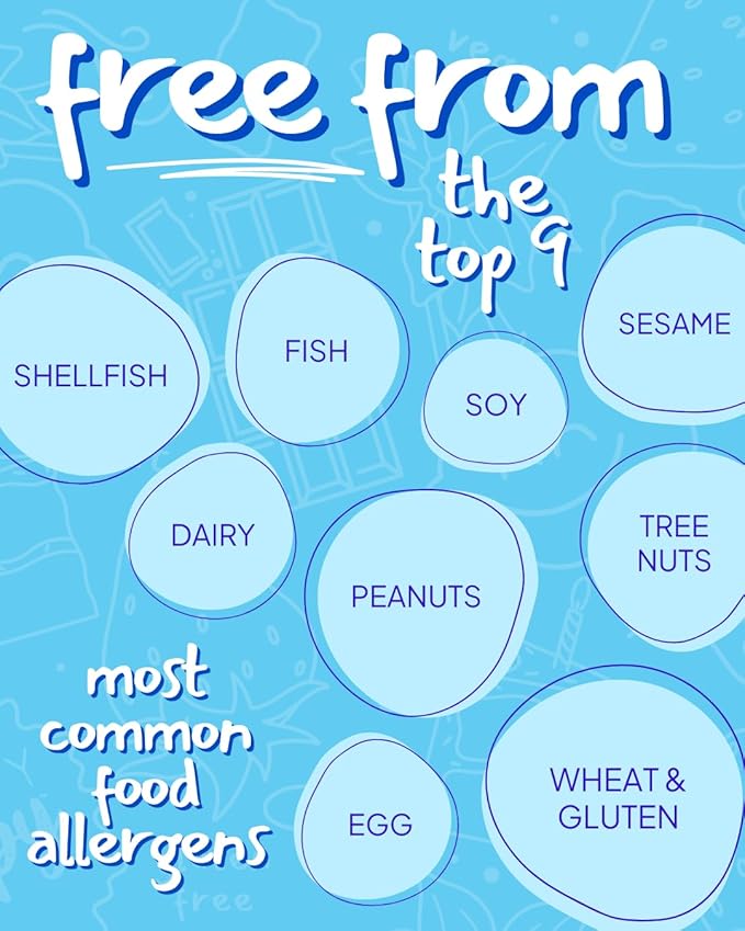 Skinny Crispy Variety Rice Treats ??Birthday Cake (5) & Vanilla (5), Low Sugar (4g), Vegan, Gluten-Free, Dairy-Free, Non-GMO, Top 9 Allergen-Free, Healthy Snack Bars, 10 Count
