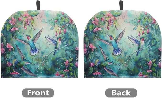 Hummingbird Tea Cozy for Teapot Insulated Floral Tea Pot Cover Kitchen Decoration Cattle Wildlife Thick Tea Pot Cozy for Keeping Warm