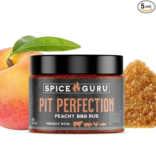 Spice Guru Pit Perfection BBQ Rub - Gifts for Men Who Cook, Gifts for Dad, Men Gifts, Dad Birthday Gift - Spices and Seasonings Sets - Steak Seasoning - Seasoning for Cooking and Grilling