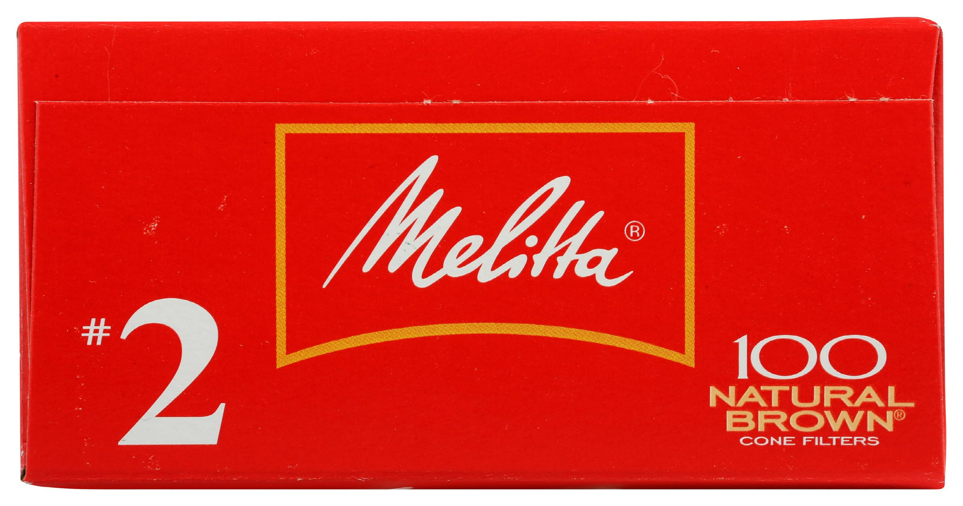 Melitta #2 Cone Coffee Filters, Natural Brown, 100 Count - Fits all 2-6 Cup Cone Coffee Makers and