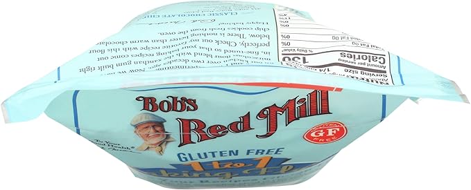 Bob's Red Mill Gluten Free 1 to 1 Baking Flour, 22oz (Pack of 1) - Non GMO, Vegan, Kosher