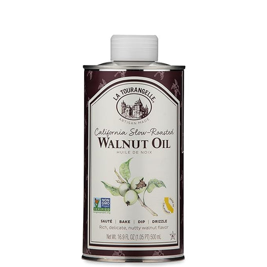 La Tourangelle, Roasted Walnut Oil, Plant-Based Source of Omega-3 Fatty Acid, Cooking, Baking, &