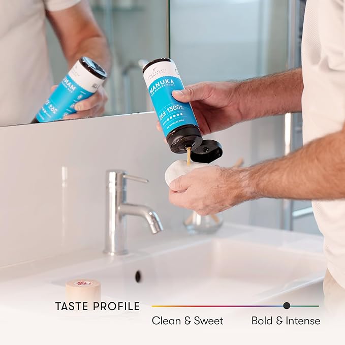 New Zealand Honey Co. Pure Manuka Honey Squeeze Bottle | Manuka Honey UMF 26+ / MGO 1300+ | 17.6oz | 1.1 lb. (500g)