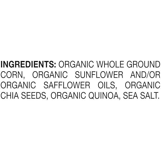 Late July Chia & Quinoa Organic Tortilla Chips, 10.1 Oz Bag