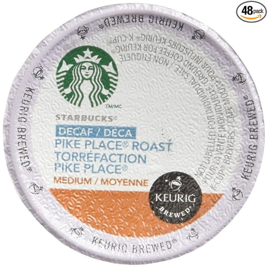 Starbucks Decaf Pike Place Roast 48 K-Cups