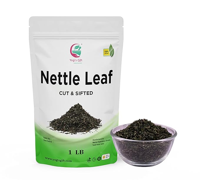 Stinging Nettle Leaves Dried 1 Lb | Cut and Sifted | Loose Nettle Herb Bulk | Non- Gmo, Ethically sourced | By Yogi's Gift®