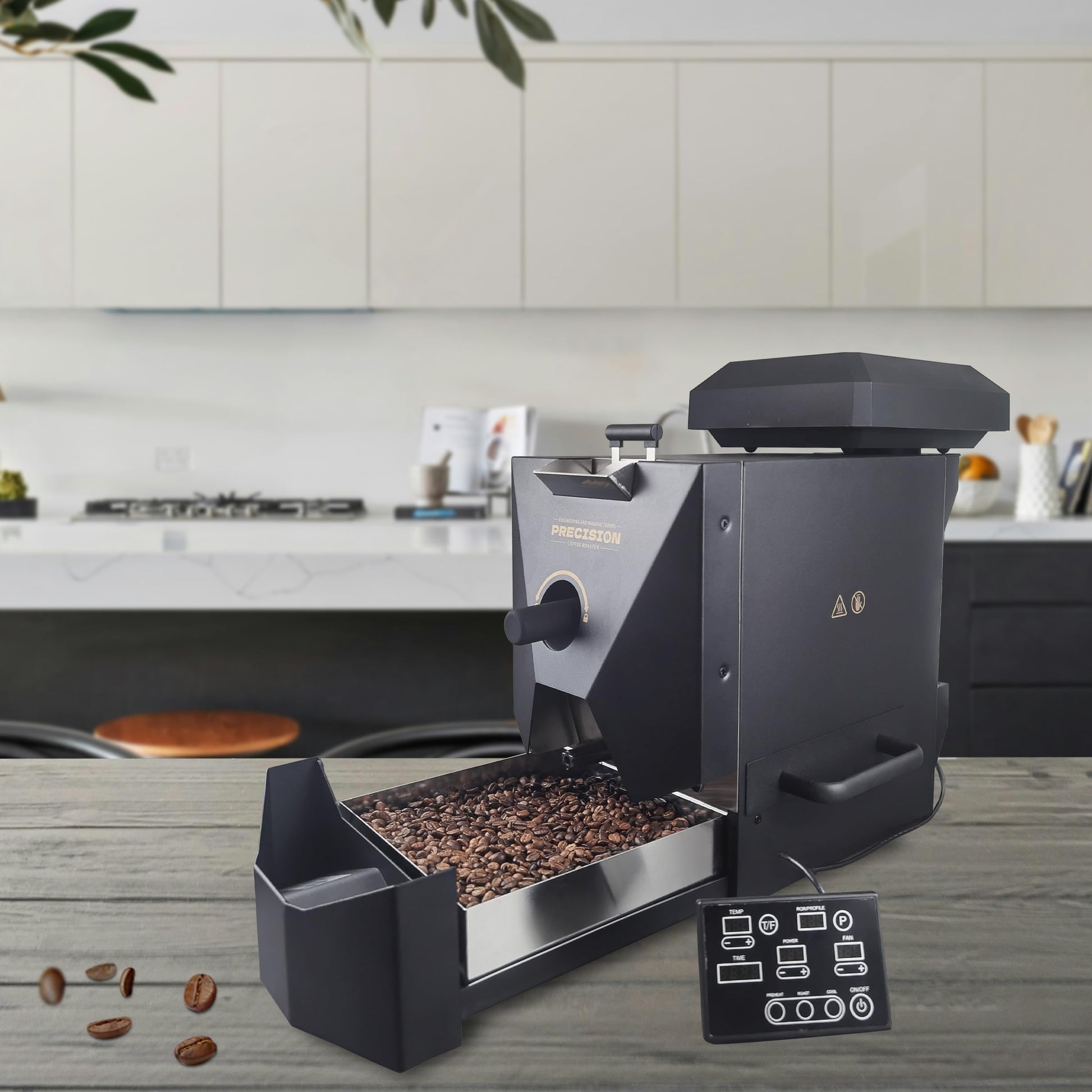 500g Automatic Coffee Roaster Machine for Home Use Wth Smoke Filter(Suitable for Light Roasting)