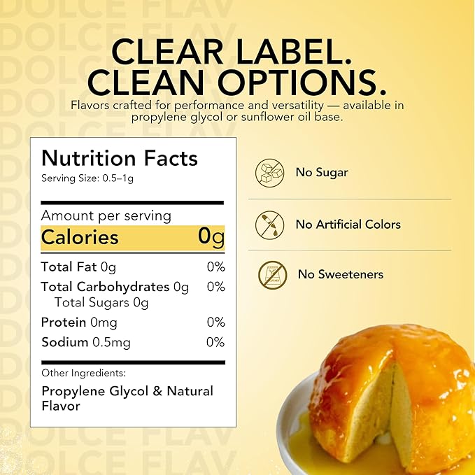 Dolce Flav Natural Yuzu Flavoring ??Bright, Citrusy Japanese Lemon-Grapefruit Taste | 2 oz Extract for Baking, Beverages & Desserts | Graduated Dropper Included | Water-Soluble & Kosher | Made in USA