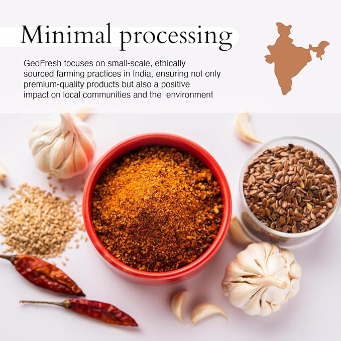 Geo-Fresh Organic Mexican Seasoning, 1.59 oz (45g), Taco Seasoning, Non-GMO, Kosher, 100% Organic Herbs, Chilli Powder, Onion Powder, Black Pepper, Cumin, Oregano, Garlic, Sugar, and Salt, USDA Certified