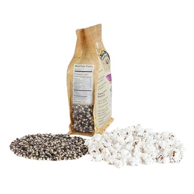 Wabash Valley Farms Popcorn Kernels - Sweet Baby Blue Kernels, Blue Popcorn Kernels, Gourmet Popcorn Kernels for Popcorn Maker, Blue Corn Kernels for Popping, Non-GMO Popping Corn (2 lbs)