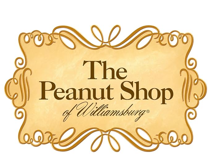 The Peanut Shop of Williamsburg Sea Salt & Vinegar Williamsburg Peanuts, Lightly Salted Handcooked Virginia Peanuts, Gluten-Free - 10.5 Oz Tin