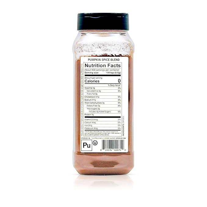 Spiceology - Pumpkin Spice Blend - Warm Spice Mix with Cinnamon, Nutmeg, Ginger, and Clove - Great in Lattes, Desserts, Pancakes, and More - 16 oz