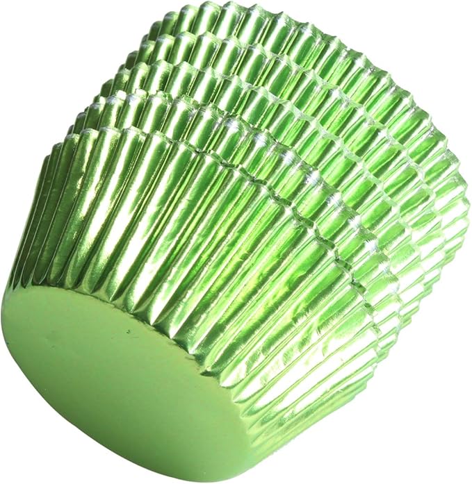 100pcs Cupcake Paper Baking Cups Wrapper Liners Cake, Foil Cupcake Liners for Baking Cupcakes(Green) ??,<div>