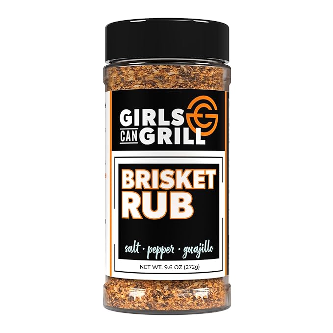 Girls Can Grill Brisket Rub | Award Winning Barbecue Seasoning for Brisket, Steak, Burgers, Beef | 9.6 oz