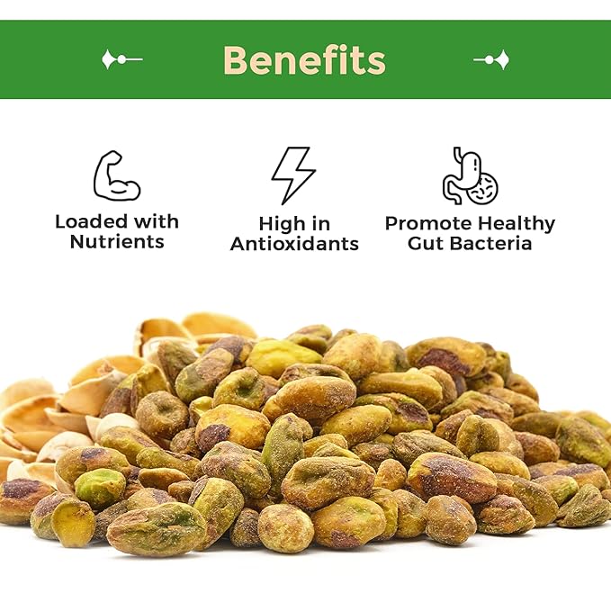 Sincerely Nuts Pistachios Roasted and Salted Kernels No Shell Healthy Snacks for Kids and Adults Shelled Convenient Snack Gourmet Flavor Vegan, Kosher Gluten Free. 1 LB Bag