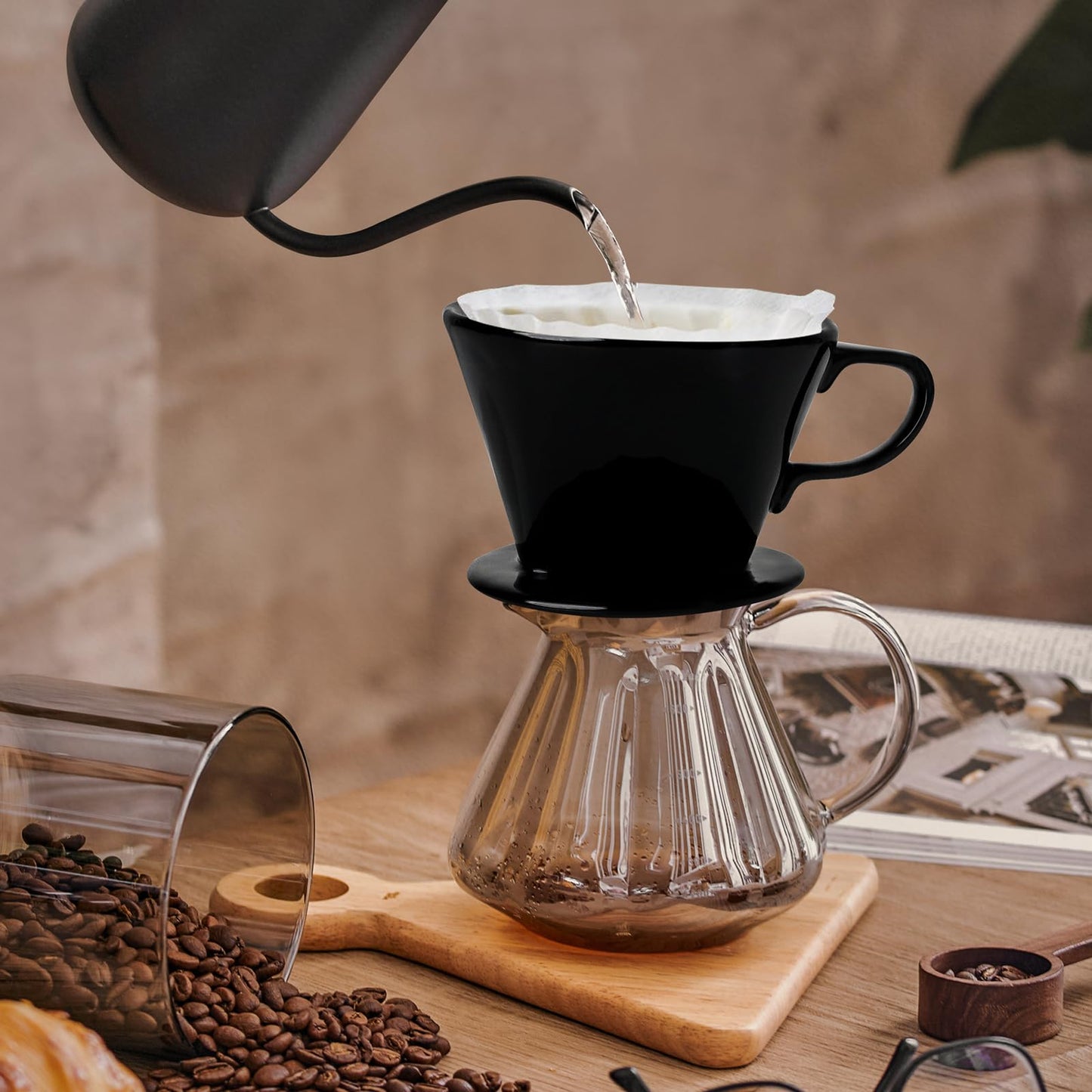 hailanbao Handmade Pour Over Ceramic Coffee Dripper