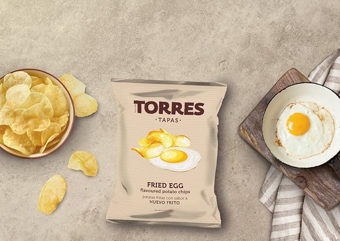 Torres Tapas Fried Egg Potato Chips 125g (4.41 Oz)
