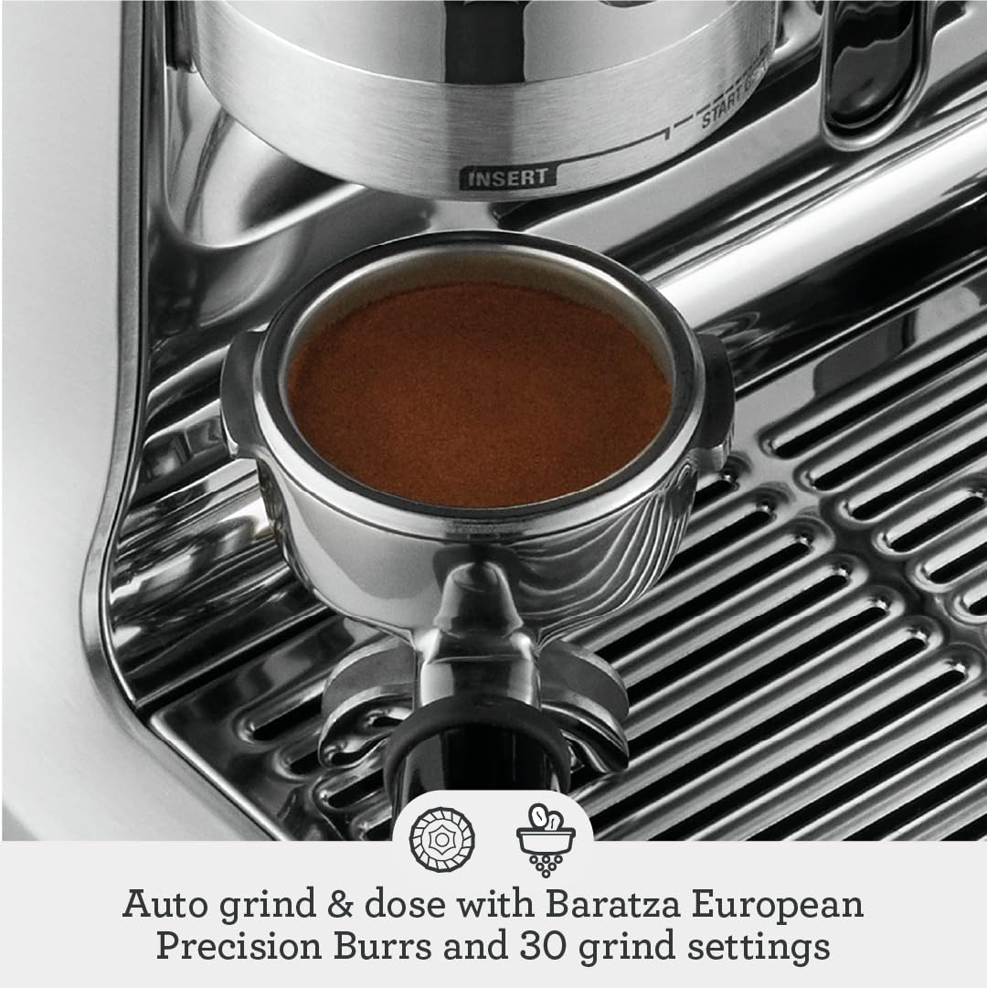 Breville BES880BSS Barista Touch Espresso Machine, Brushed Stainless Steel