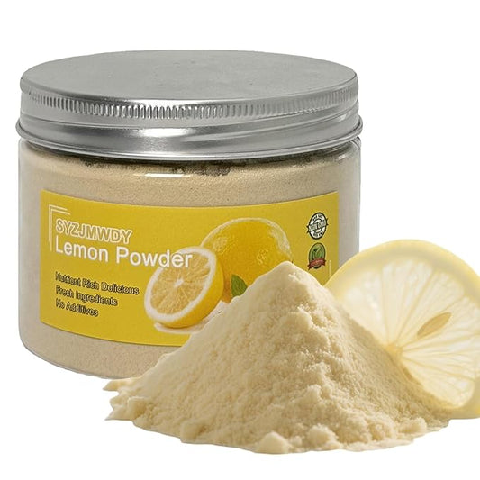 Pure Freeze-Dried Lemon Powder 3.5oz (100g) – 100% No Sugar, | Tart & Zesty for Drinks, Smoothies, Baking & Cooking, Filler-Free Citrus Powder