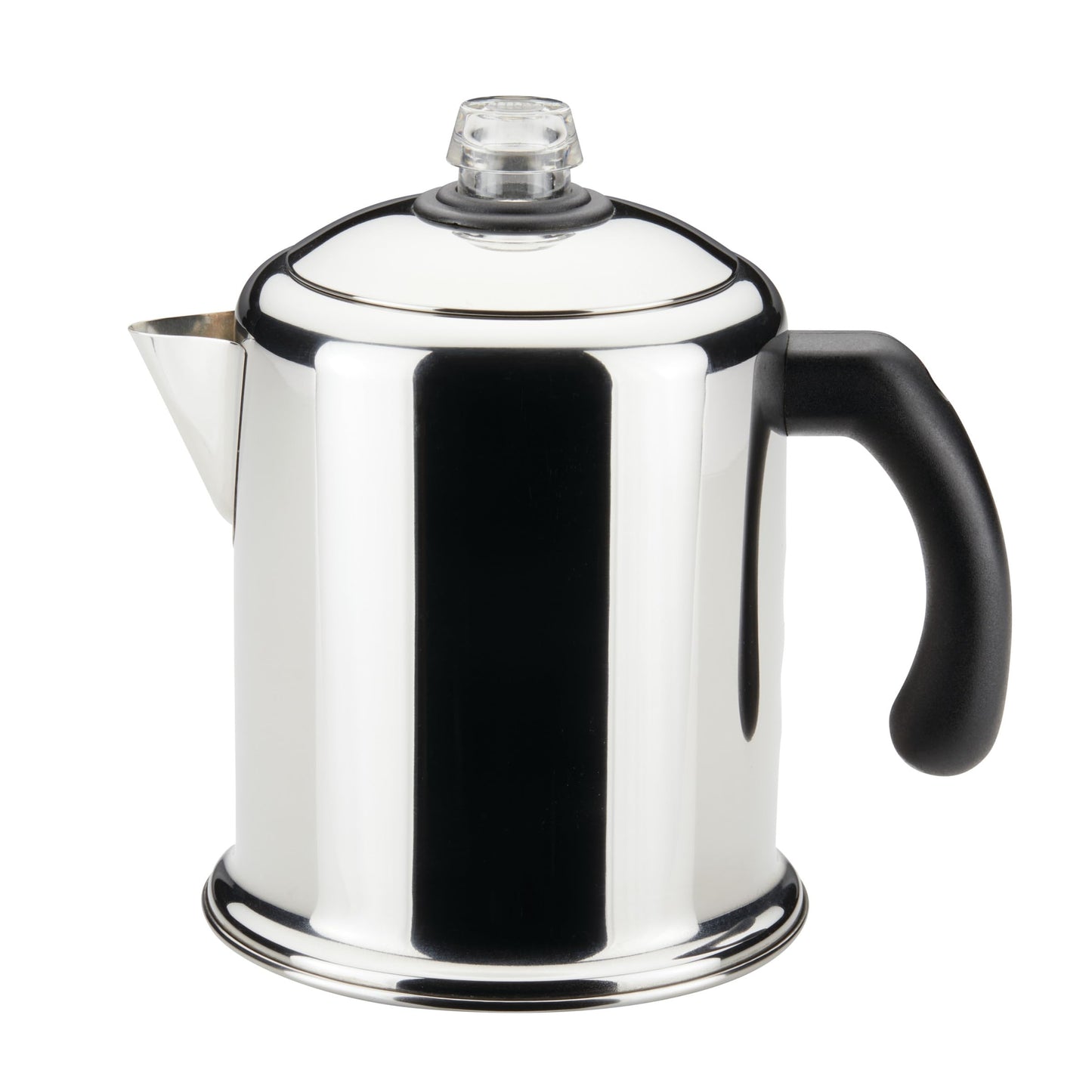 Farberware Classic Stainless Steel Yosemite Percolator Coffee Pot, 8-Cup, Stainless Steel