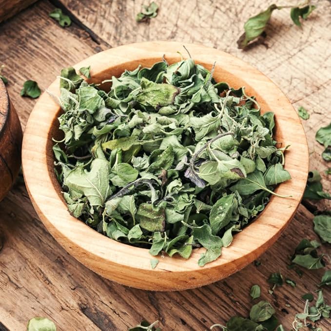 Olive & Vine Ground Marjoram, Earthy & Sweet, Seasoning for Soups, Stews, and Roasts, With Rich Tradition, Authentic Taste, For Global Recipes (2.56 Ounce)
