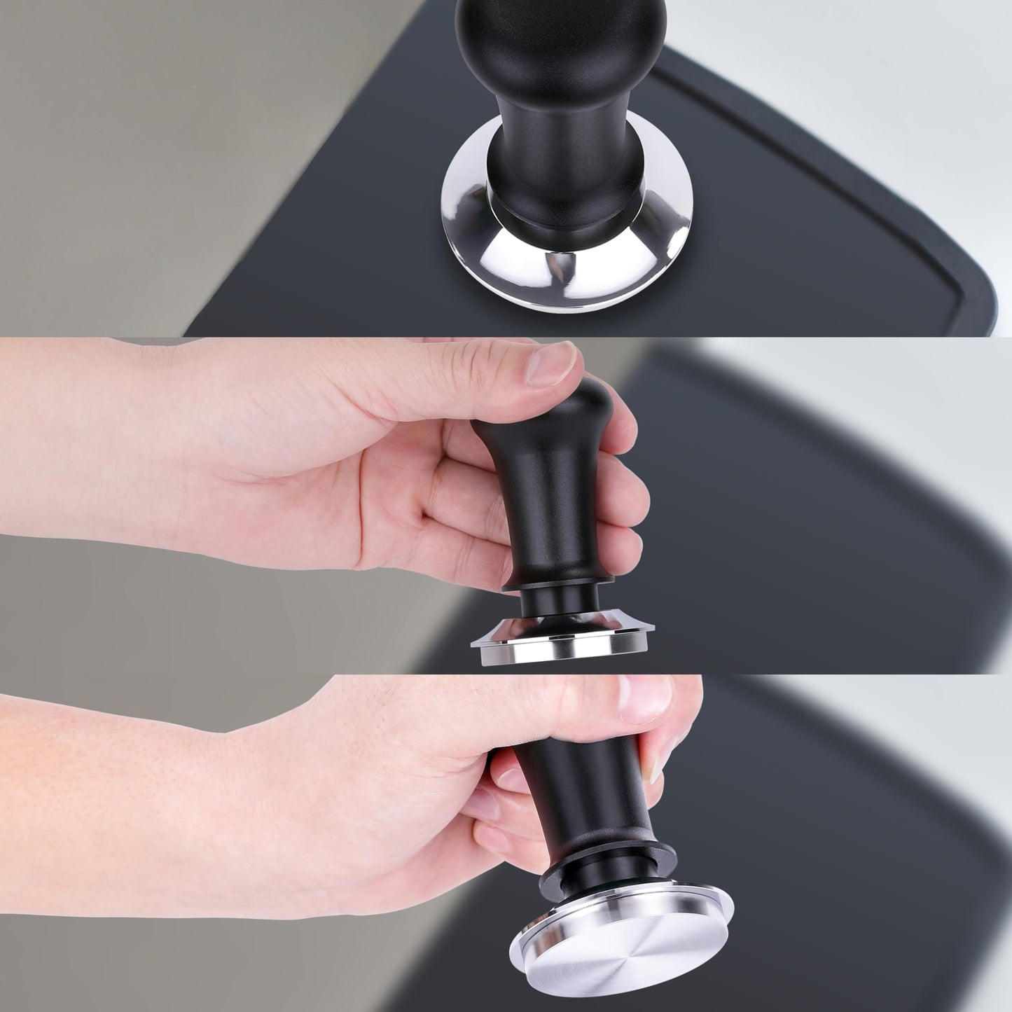 Apexstone Coffee Tamper Spring Loaded 51mm, Calibrated Espresso Tamper 51mm, Espresso Tamper Spring