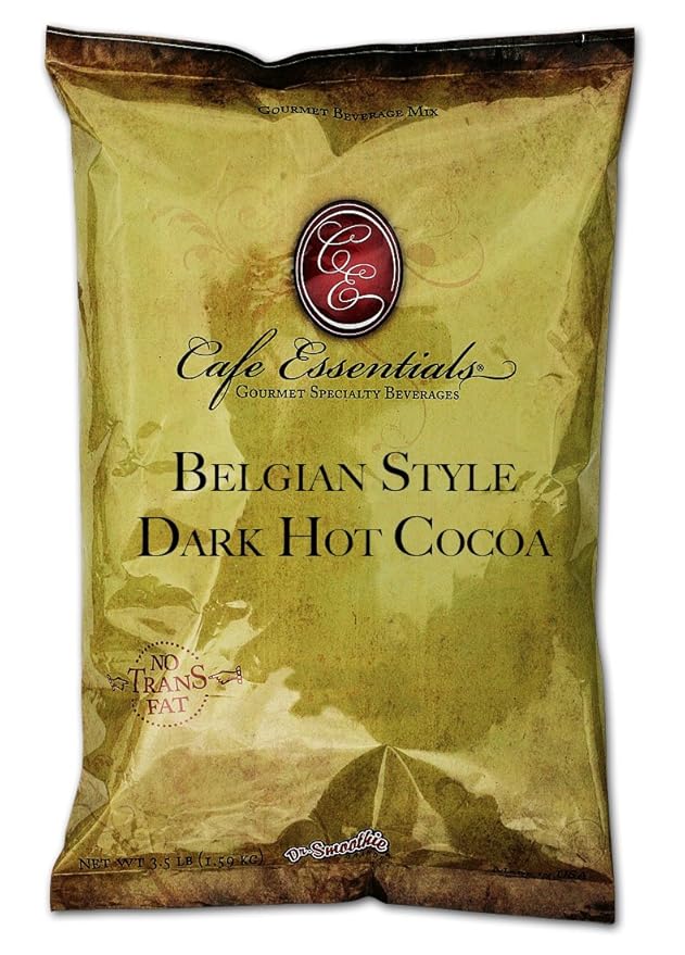 Cafe Essentials Belgian Style Dark Hot Cocoa Mix, 3.5-Pound Bag