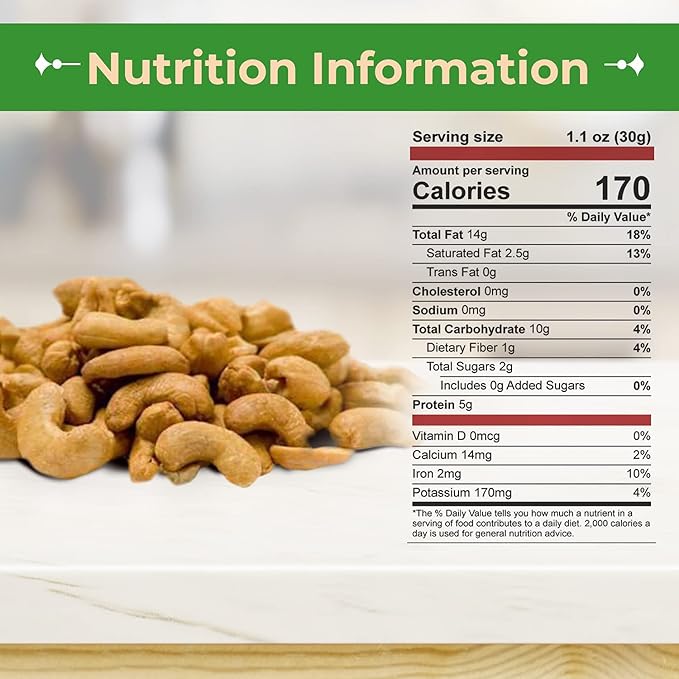 Sincerely Nuts ??Whole Cashews - Roasted and Unsalted | High in Protein Everyday Healthy Snack - Rich in Nutrients |Vegan, Keto & Kosher | Gourmet Quality Vegan Cashew - 2 (LB). Bag