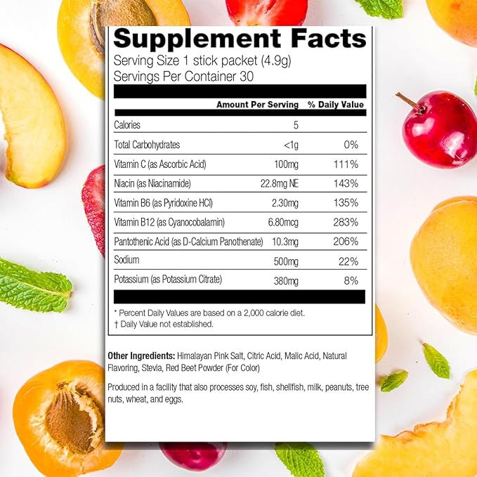 310 Nutrition Wildberry Electrolytes Powder Packets: Supercharge Your Water for Refreshed, Balanced, and Energized Hydration. Convenient on-The-go Packets Make it Easy to Stay hydrated During a b