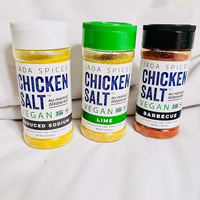 JADA Spices Chicken Salt Spice and Seasoning - Reduced Sodium, Lime - Vegan, Keto & Paleo Friendly - Perfect for Cooking, BBQ, Grilling, Rubs, Popcorn and more - Preservative & Additive Free