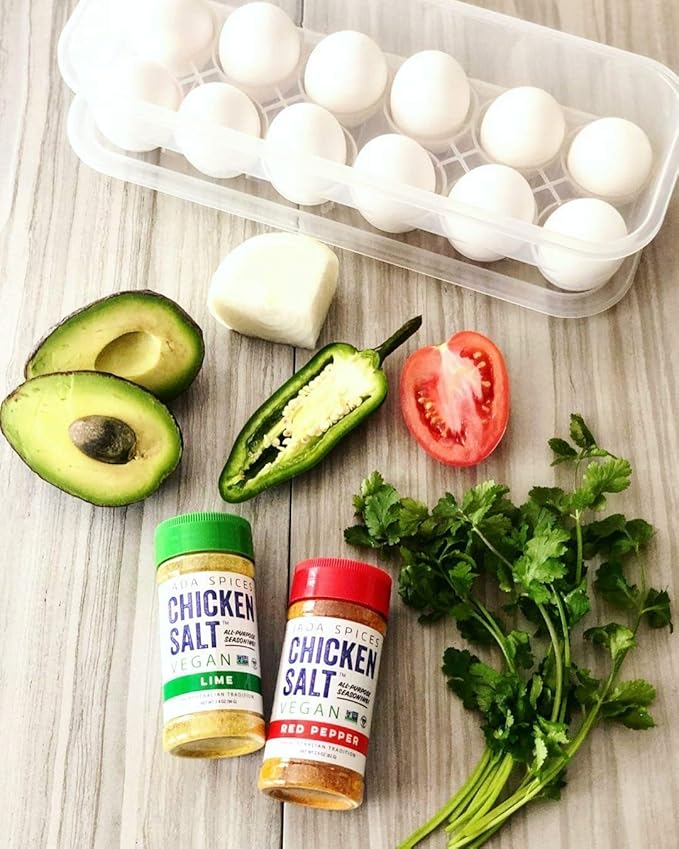 JADA Spices Chicken Salt Spice and Seasoning - Original, Lime, Red Pepper - Vegan, Keto & Paleo Friendly - Perfect for Cooking, BBQ, Grilling, Rubs, Popcorn and more - Preservative & Additive Free